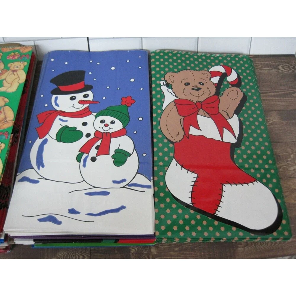 Vintage Paper Christmas Gift Sacks Huge Lot of 134 Gift Bags 1994-2011